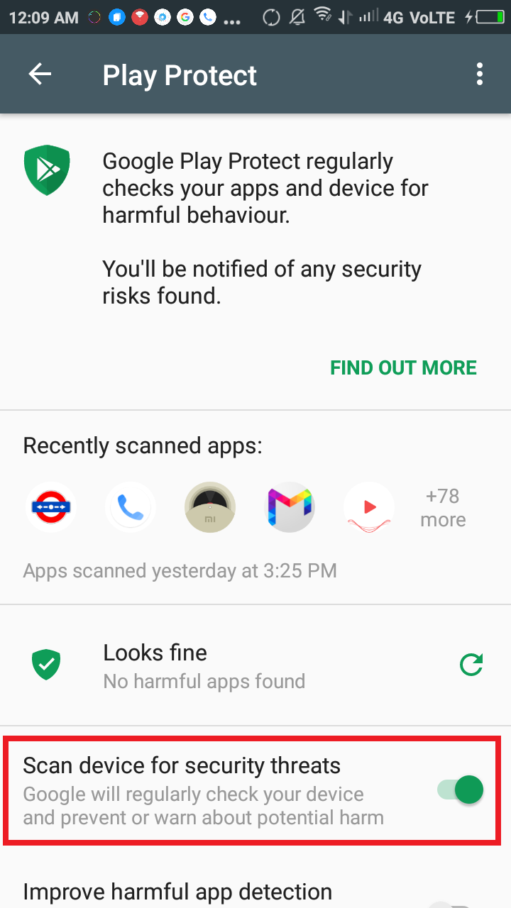 google play protect WinLucky